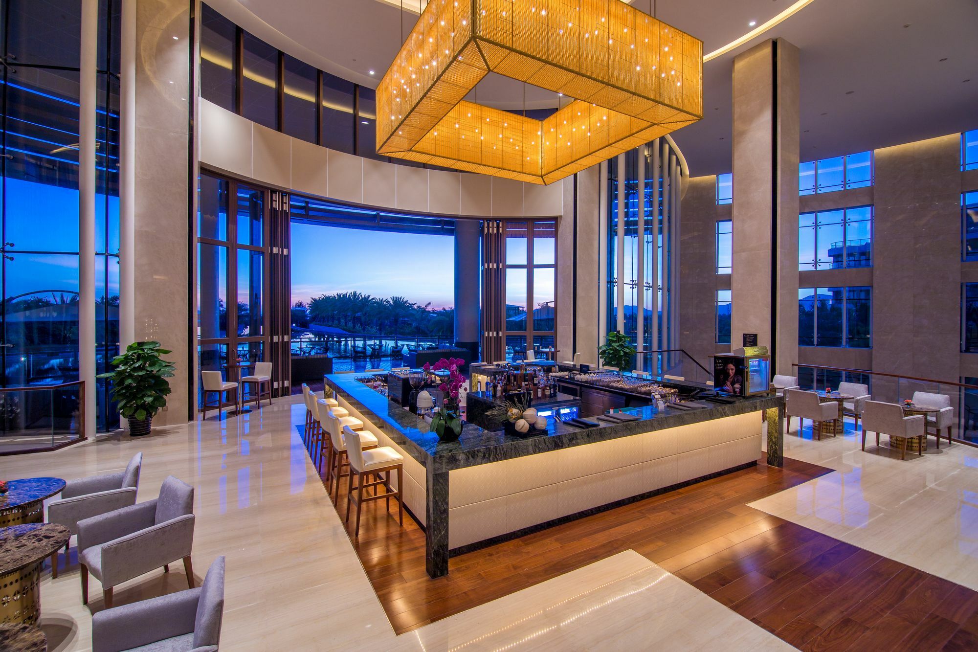 Thousand Cranes Sanya Yazhou Bay Int'L Exchange Centre,Curio By Hilton מראה חיצוני תמונה